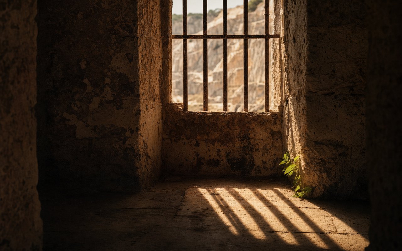 Licht hinter Gittern